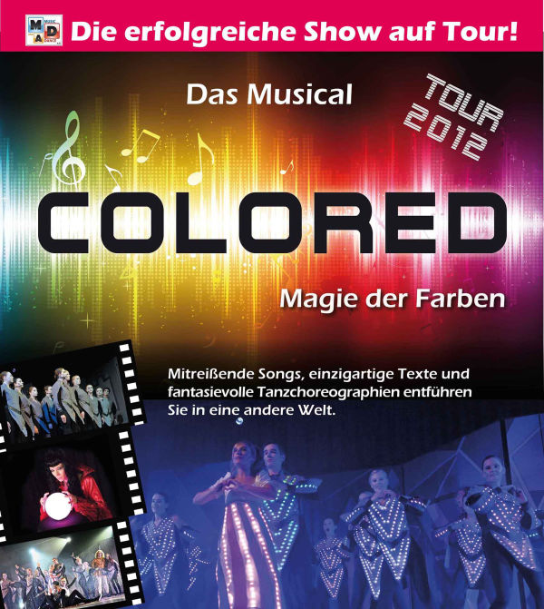 Colored Das Musical - Musicaldinner Bayern